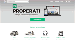 Desktop Screenshot of porvenir.olx.com.uy