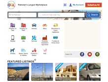 Tablet Screenshot of olx.com.pk